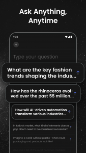 اسکرین شات 3 برنامه Inscope - AI Search & Browser