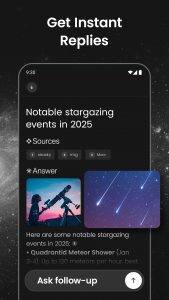 اسکرین شات 2 برنامه Inscope - AI Search & Browser
