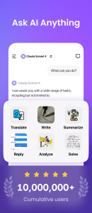 اسکرین شات 2 برنامه Sider: AI GPT Deep Chat