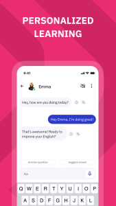 اسکرین شات 2 برنامه Talkpal - AI Language Learning