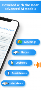 اسکرین شات برنامه AI Transcribe Speech to Text 2
