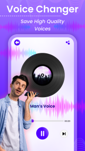 اسکرین شات 5 برنامه Voice Changer: AI Audio Effect