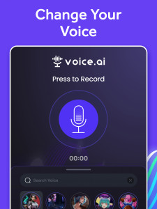 اسکرین شات برنامه Voice.ai - Voice Changer 3