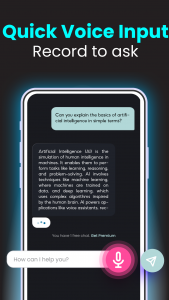 اسکرین شات برنامه VoxyBot: AI Assistant Chatbot 6