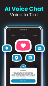 اسکرین شات برنامه VoxyBot: AI Assistant Chatbot 3
