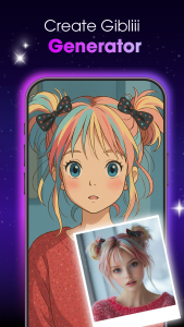 اسکرین شات 2 برنامه Metart: AI Photo Generator