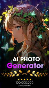اسکرین شات 1 برنامه Metart: AI Photo Generator