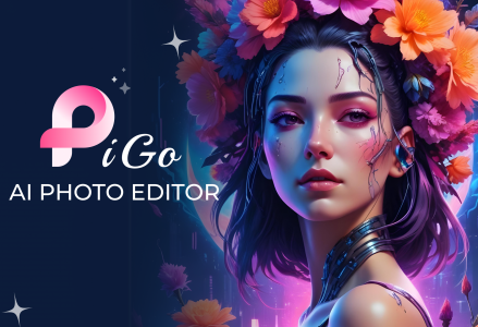 اسکرین شات 1 برنامه PiGo Photo Editor and Collage