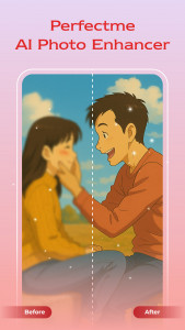 اسکرین شات برنامه Perfectme: AI Photo Enhancer 2