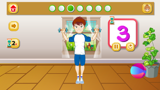 اسکرین شات 5 بازی Exercise For Kids - And Youth