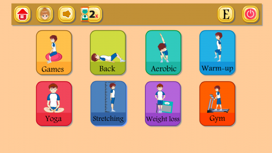 اسکرین شات 1 بازی Exercise For Kids - And Youth