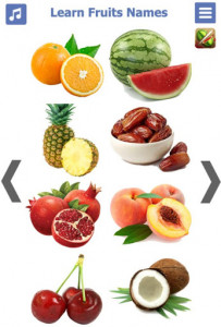 اسکرین شات برنامه Learn Fruits Name 🍓🍉🍍🍎 Fruits name in english 7