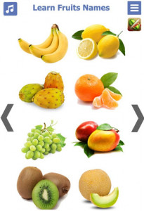 اسکرین شات برنامه Learn Fruits Name 🍓🍉🍍🍎 Fruits name in english 5