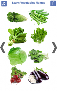 اسکرین شات برنامه Learn Vegetables Name 🥒🍆🍅🥦 1