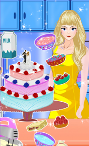 اسکرین شات بازی Heart Wedding Cake Cooking Games 6
