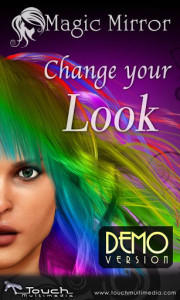 اسکرین شات برنامه Magic Mirror Demo, Hair styler 1