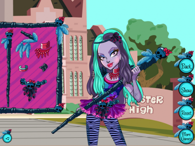 اسکرین شات بازی Monster Jane Dress Up Salon 3