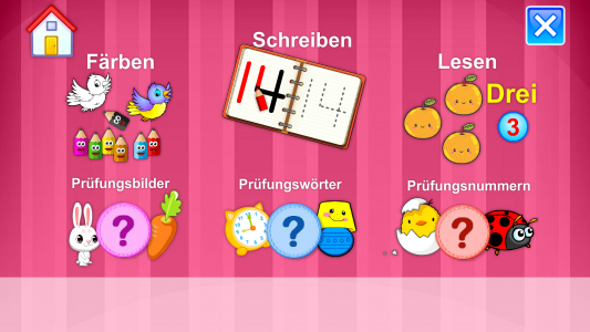 اسکرین شات 3 برنامه My German Letters , Numbers