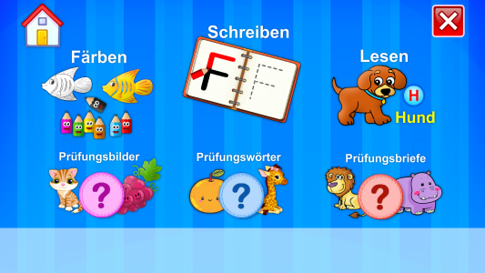 اسکرین شات 2 برنامه My German Letters , Numbers