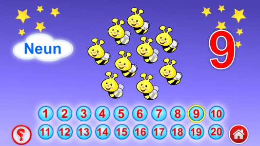 اسکرین شات 5 برنامه My German Letters , Numbers