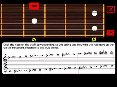اسکرین شات برنامه Guitar Notes 8