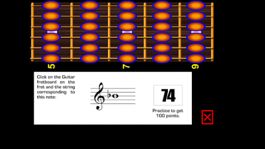 اسکرین شات برنامه Guitar Notes 3