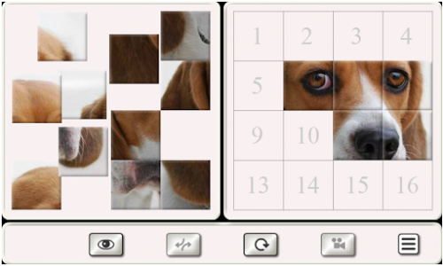 اسکرین شات برنامه Guess the Dog: Tile Puzzles 5