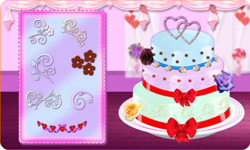 اسکرین شات بازی Rose Wedding Cake Maker Games 3