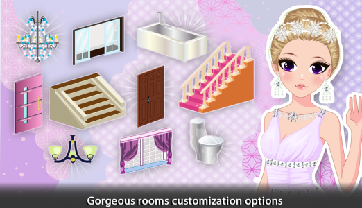 اسکرین شات بازی Girl Doll House - Room Design 6