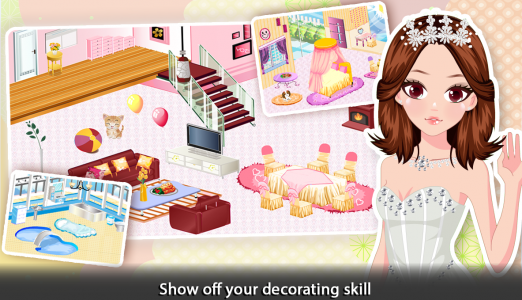 اسکرین شات بازی Girl Doll House - Room Design 2