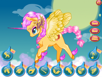 اسکرین شات 2 بازی Magical Unicorn Rainbow Game