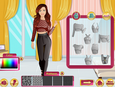 اسکرین شات بازی Model Star Girl Dress Up Games 1