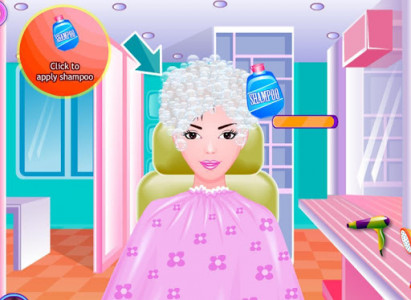 اسکرین شات بازی Free Girls Game Hair Salon 5