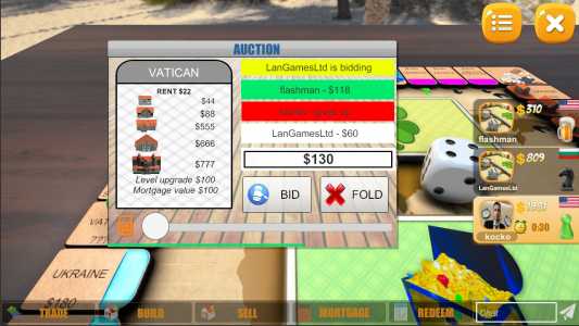 اسکرین شات بازی Rento - Dice Board Game Online 7