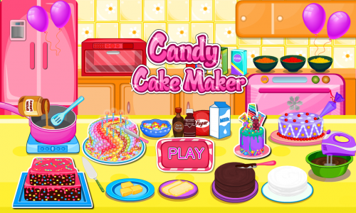 اسکرین شات 1 بازی Candy Cake Maker