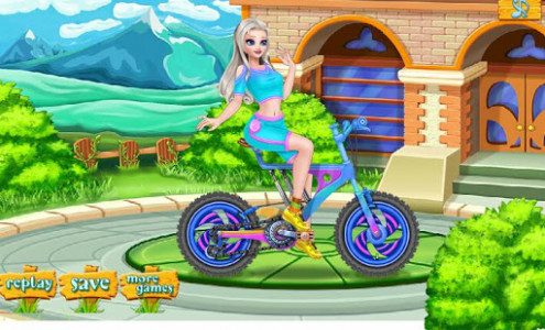 اسکرین شات بازی Wash Bike Angela Girl 6