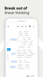 اسکرین شات برنامه Mind Map Maker - Mindomo 4