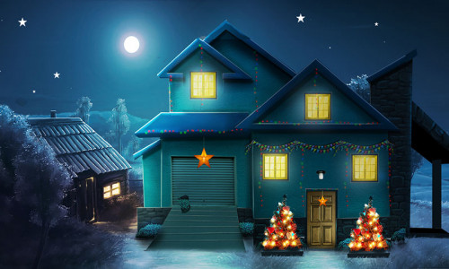 اسکرین شات بازی Christmas Room - 1000 Doors 3