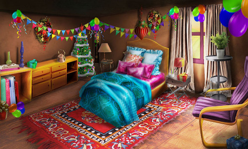 اسکرین شات بازی Christmas Room - 1000 Doors 1