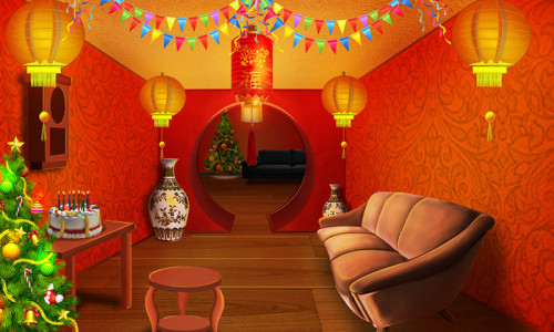 اسکرین شات بازی Christmas Room - 1000 Doors 7