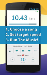 اسکرین شات برنامه Run The Music: Running Music By Your Workout Pace 4