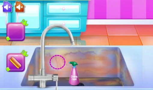 اسکرین شات بازی Princess Cleaning the House game 4