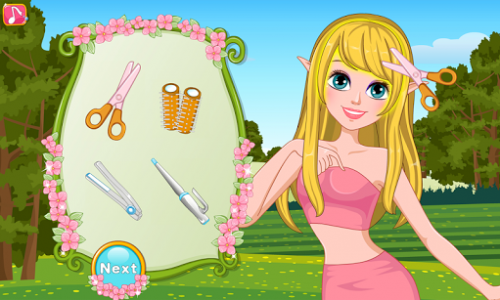 اسکرین شات بازی Princess fairy hair salon 8