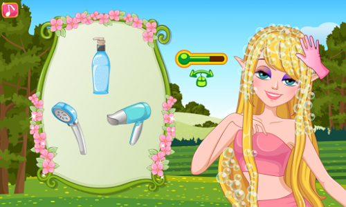 اسکرین شات بازی Princess fairy hair salon 1