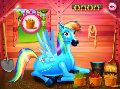 اسکرین شات بازی Princess rainbow Pony game 7