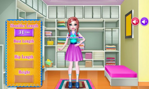 اسکرین شات بازی Sewing clothes school game 3