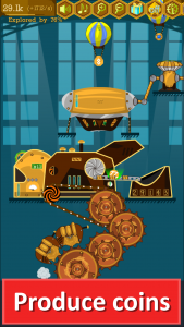 اسکرین شات بازی Steampunk Idle Spinner Factory 2