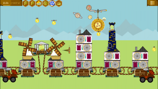 اسکرین شات 6 بازی Steampunk Idle Gear Spinner