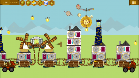 اسکرین شات بازی Steampunk Idle Spinner Factory 6