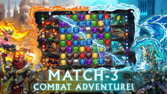 اسکرین شات 2 بازی Gems of War - Match 3 RPG